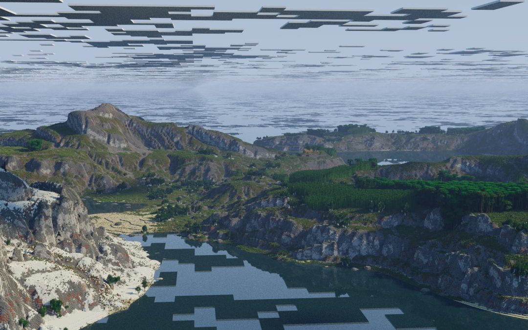 Emion – Cliffed Multi-Islands  [4k, Download, 1.16+, Multibiome, Java & Bedrock,  Survival Map / RPG Map]